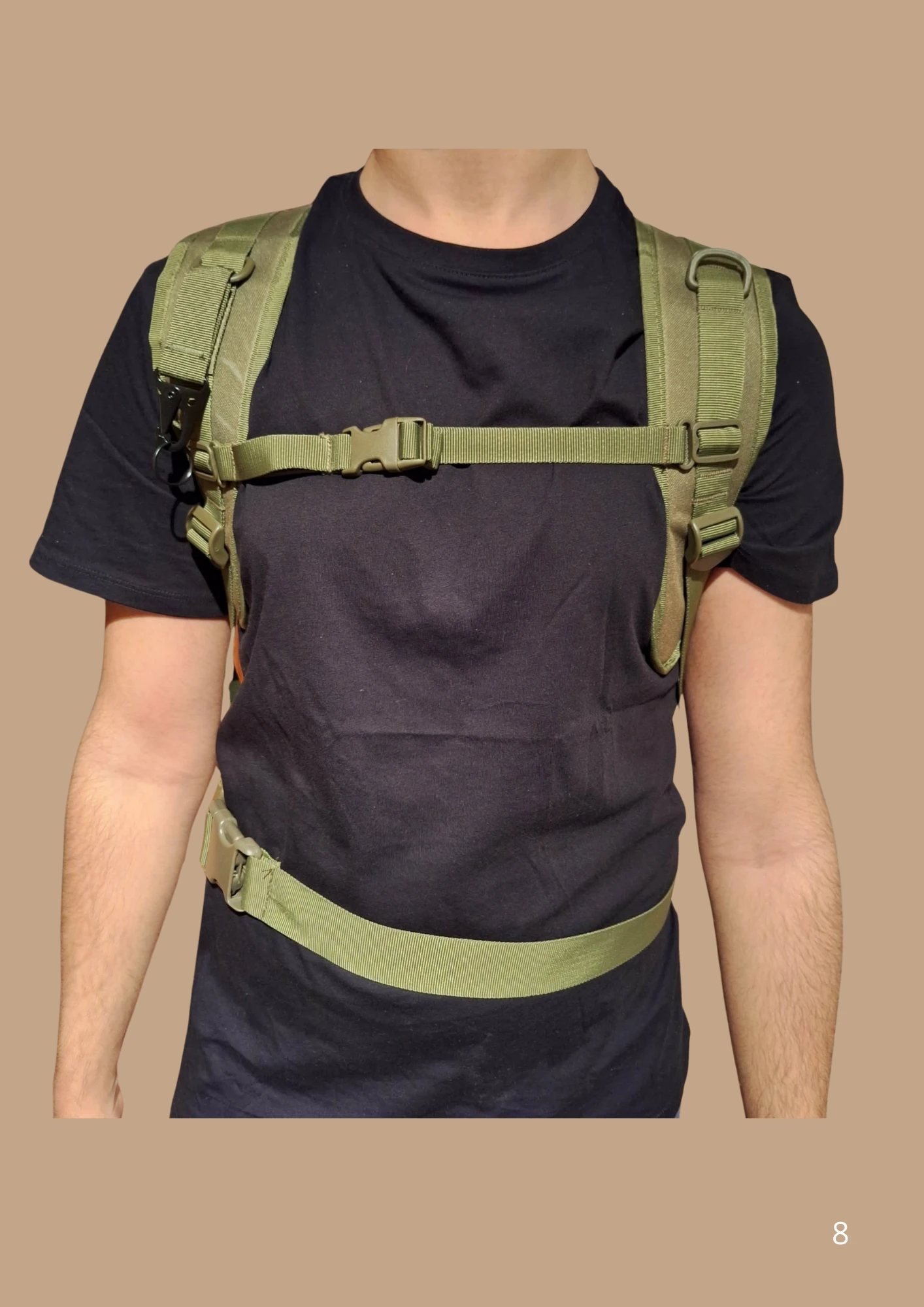 Tactical / hiking backpack – Compatible water pocket – 26/28L – Oxford 800D – photo 8